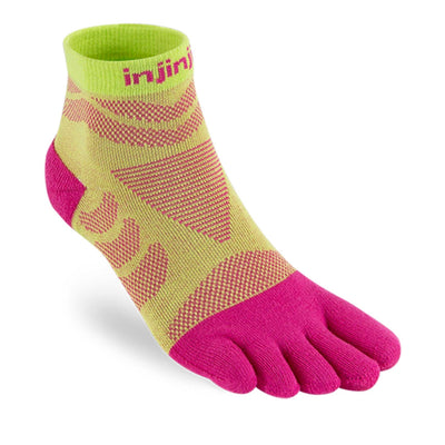 Injinji Ultra Run Womens - Mini Crew | Trail Running Toe Socks NZ | Further Faster Christchurch NZ #melon