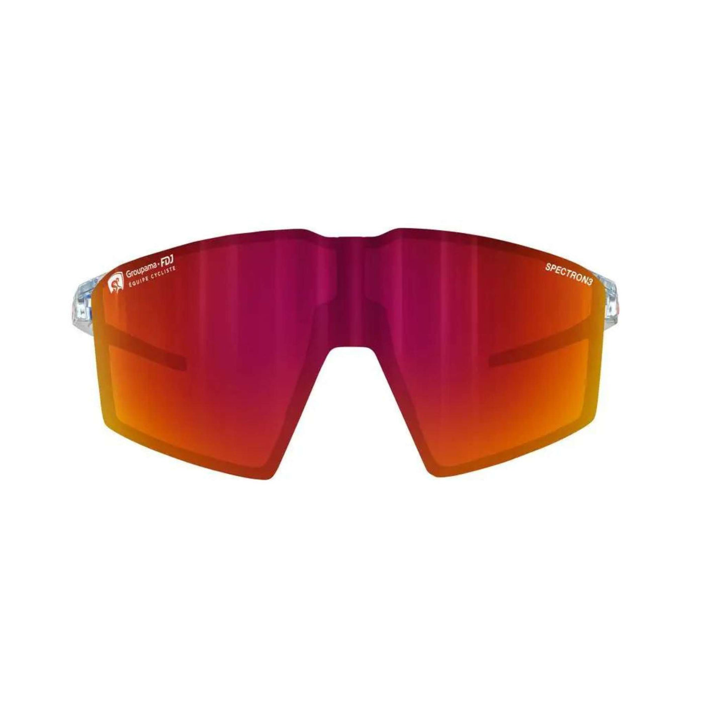 Julbo Edge Groupama-FDJ Crystal/Metalic Blue Sunglasses - Spectron 3CF | Performance Sunglasses | Further Faster Christchurch NZ