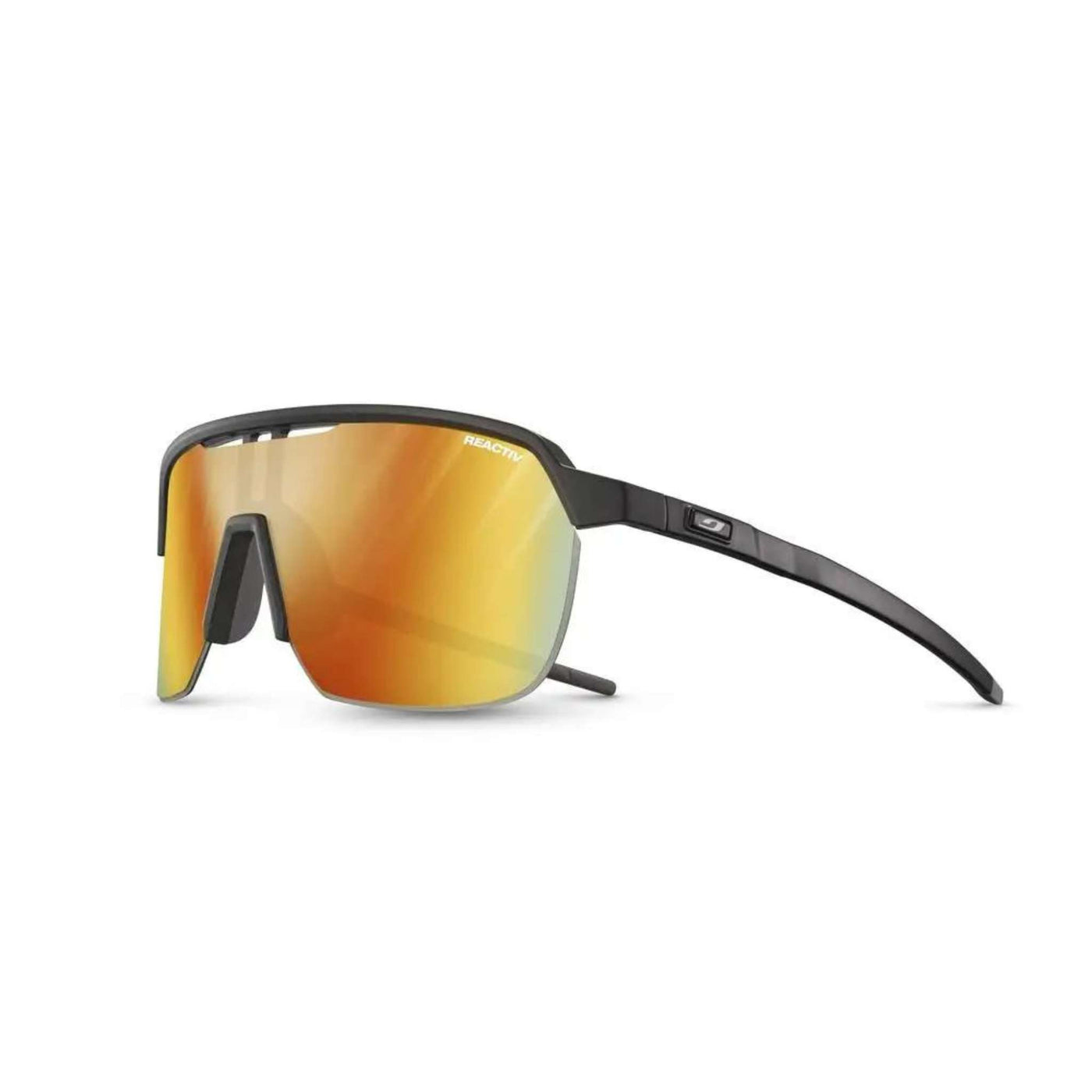 Julbo Frequency Black/Grey Sunglasses - Reactiv 1-3 LAF Lens