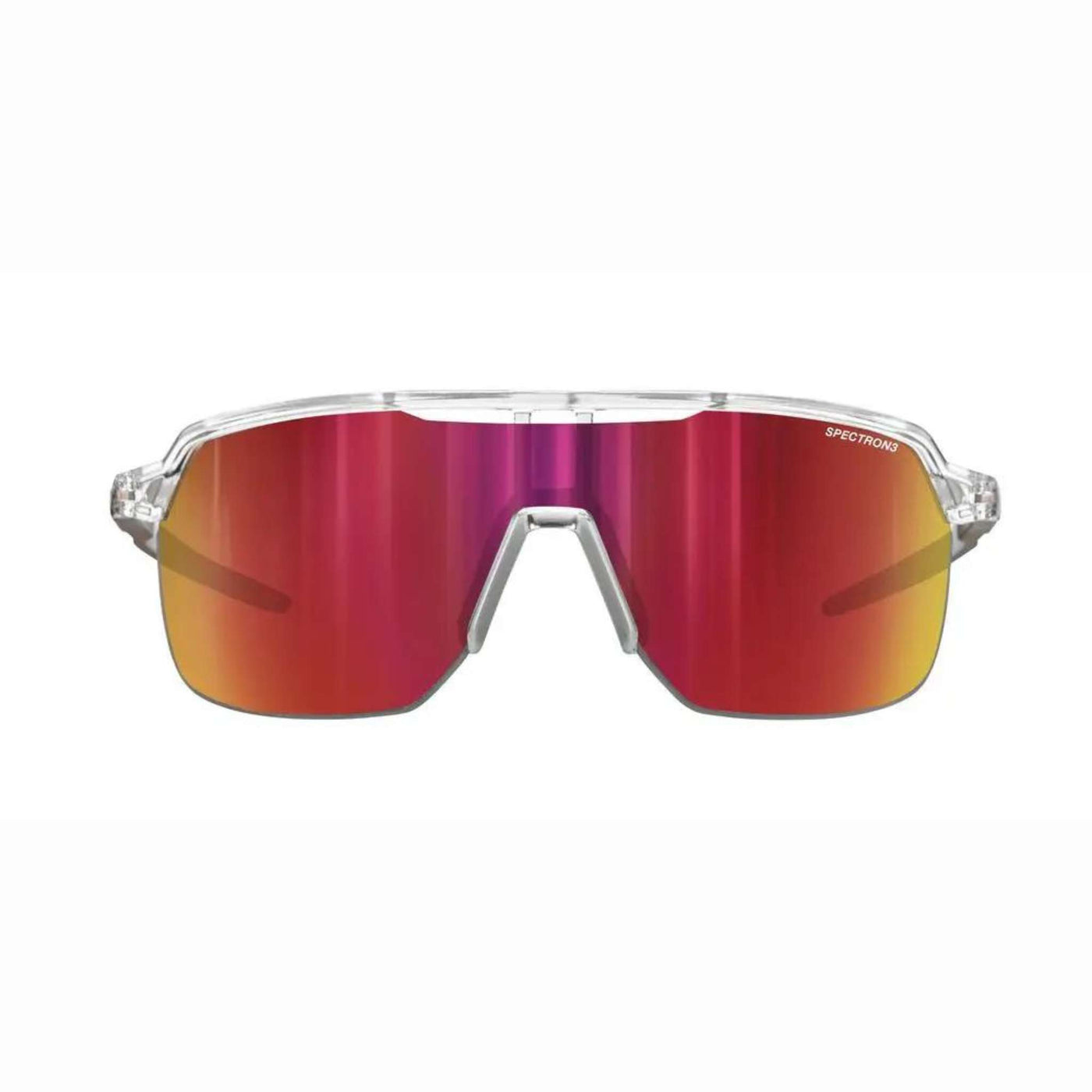 Julbo Frequency Cristal/Red Sunglasses - Spectron 3CF Lens | Performance Sunglasses | Further Faster Christchurch NZ