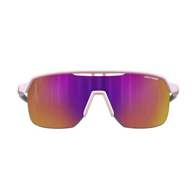 Julbo Frequency Pink/Green Sunglasses - Spectron 3CF Lens | Performance Sunglasses | Further Faster Christchurch NZ