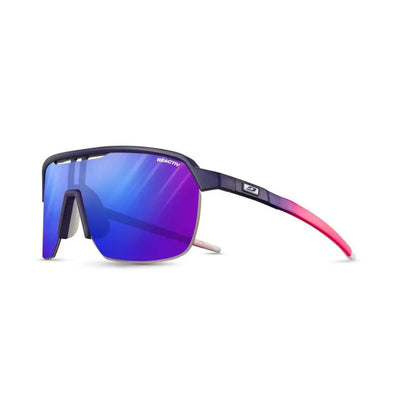 Julbo Frequency Purple/Pink Sunglasses - Reactiv 1-3 HC Lens | Performance Sunglasses | Further Faster Christchurch NZ