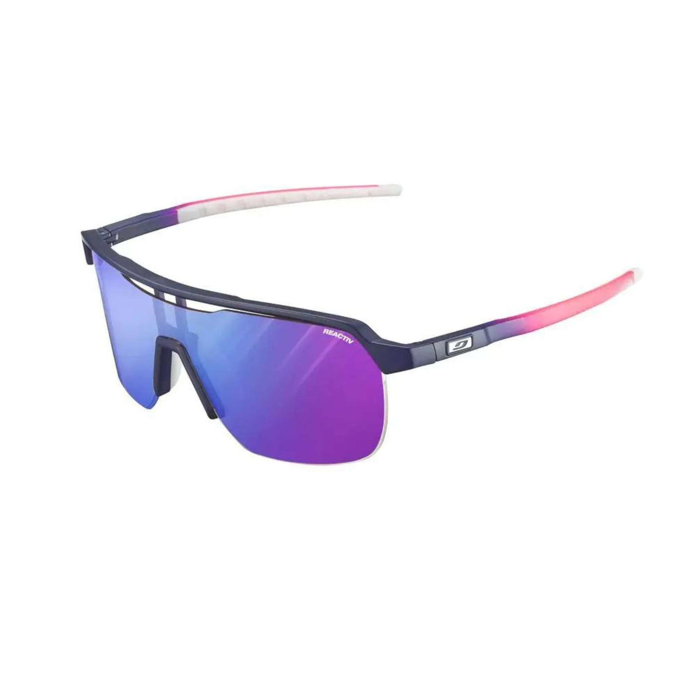 Julbo Frequency Purple/Pink Sunglasses - Reactiv 1-3 HC Lens | Performance Sunglasses | Further Faster Christchurch NZ