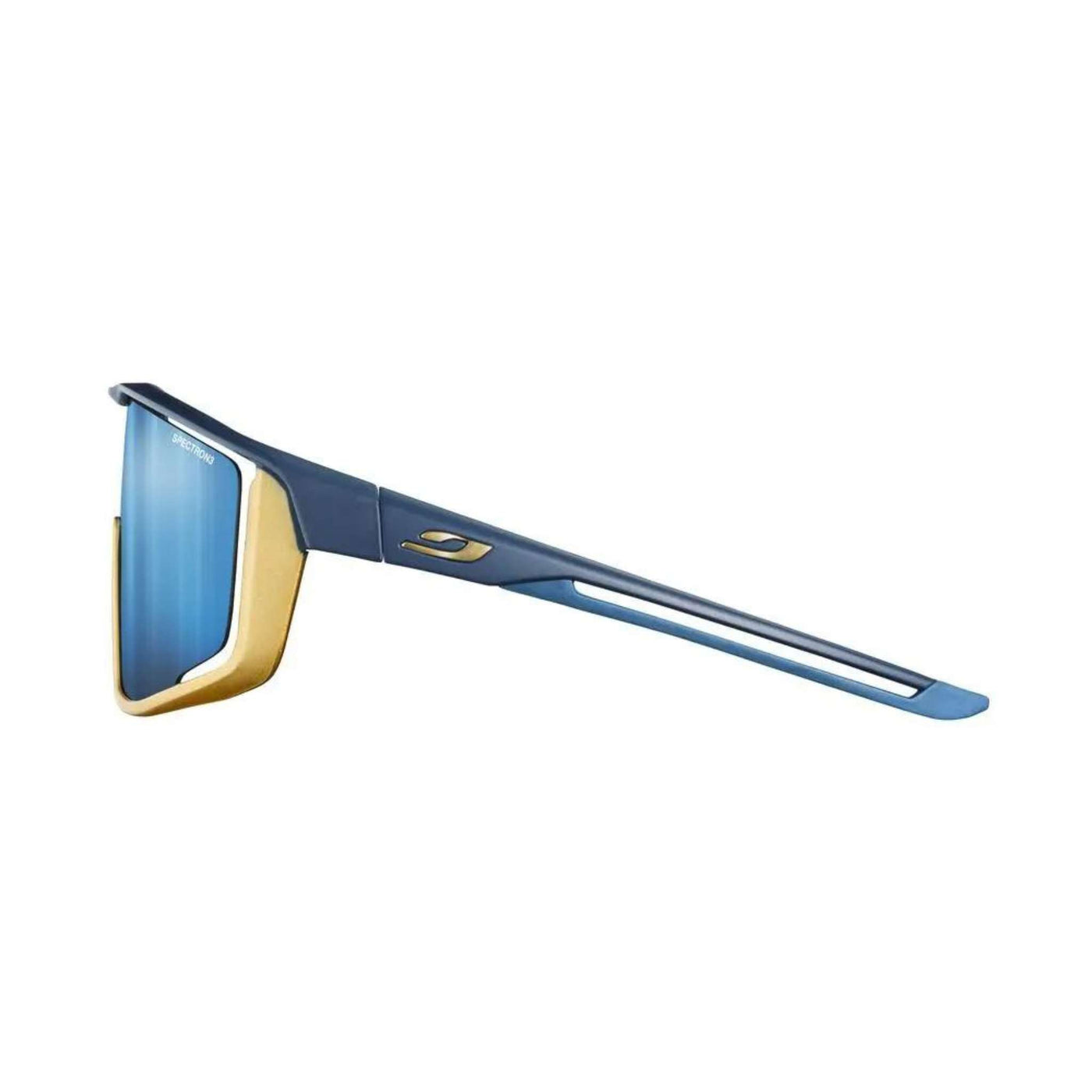 Julbo Fury Dark Blue/Gold Sunglasses - Spectron 3CF | Performance Sunglasses | Further Faster Christchurch NZ