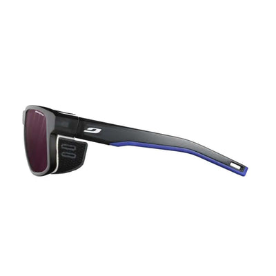 Julbo Sheild M Black/Blue/White Sunglasses - Reactiv 0-4 HC | Performance Sunglasses | Further Faster Christchurch NZ
