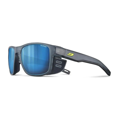Julbo Shield M Black/Yellow Sunglasses - Polarised 3CF | Julbo NZ | Trekking Sunglasses | Further Faster Christchurch NZ