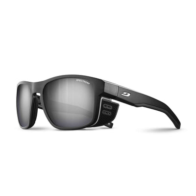 Julbo Shield M Black/White Sunglasses - Spectron 4 | High Performance Sunglasses | Further Faster Christchurch NZ