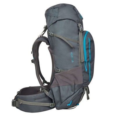 Kelty Asher 55L | Hiking & Tramping Packs | Further Faster Christchurch NZ #beluga-storm-blue