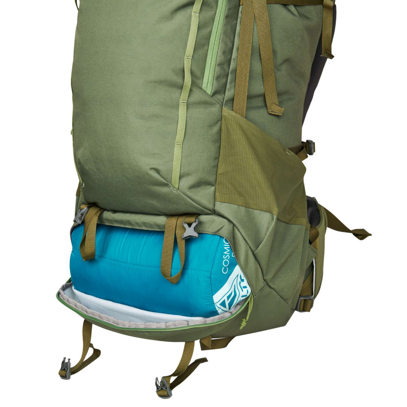 Kelty Asher 65L | Hiking & Tramping Packs | Further Faster Christchurch NZ #winter-moss-dill