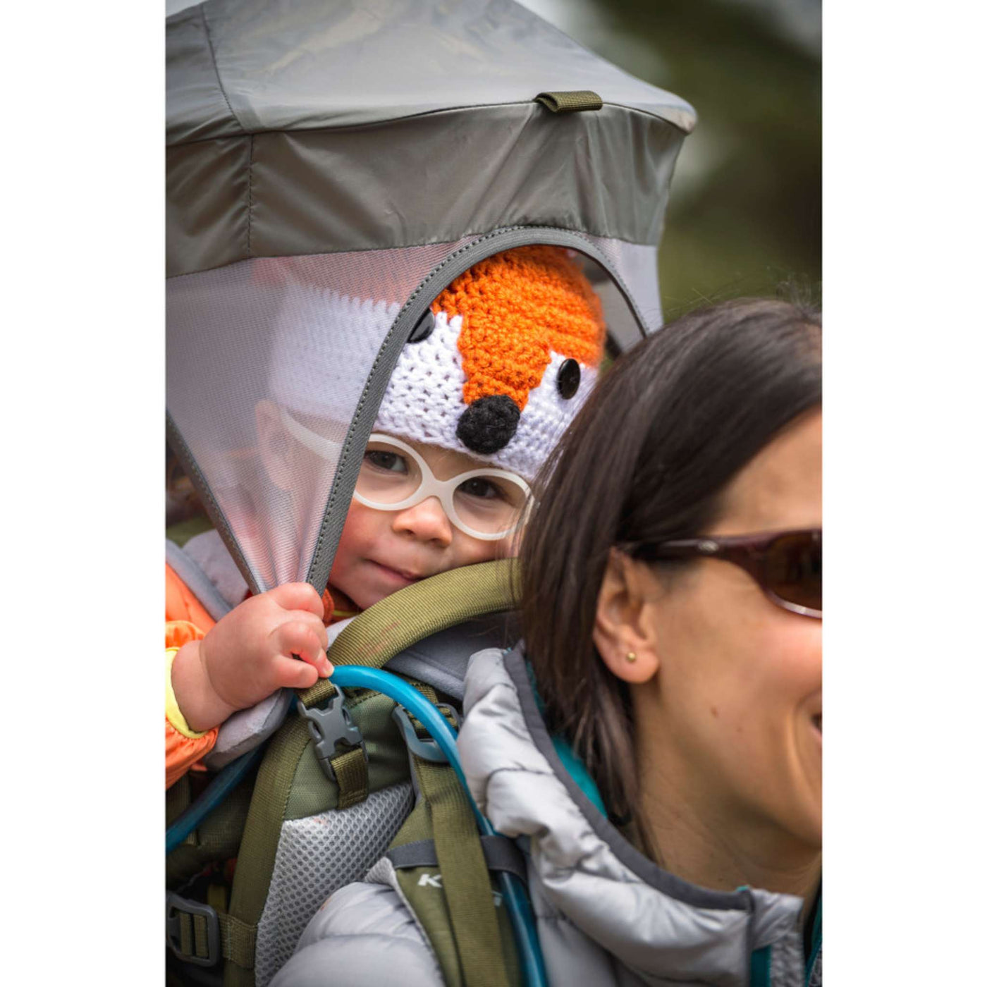 Kelty Journey PerfectFit Sunshade - Grey | Child Carrier Accessory | Further Faster Christchurch NZ