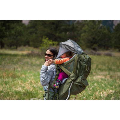Kelty Journey PerfectFit Sunshade - Grey | Child Carrier Accessory | Further Faster Christchurch NZ