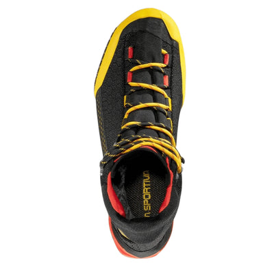 Mountaineering & Alpine Boots | La Sportiva Aequilibrium ST GTX | Further Faster Christchurch NZ #black-yellow