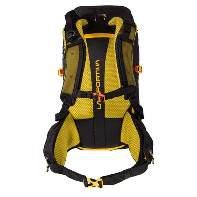 La Sportiva Backpack Moonlite - 30L | Ski Mountaineering Backpack NZ | Further Faster Christchurch NZ #black-yellow