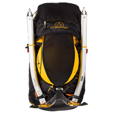 La Sportiva Backpack Sunlite - 40L | Ski Mountaineering Backpack NZ | Further Faster Christchurch NZ #black-yellow