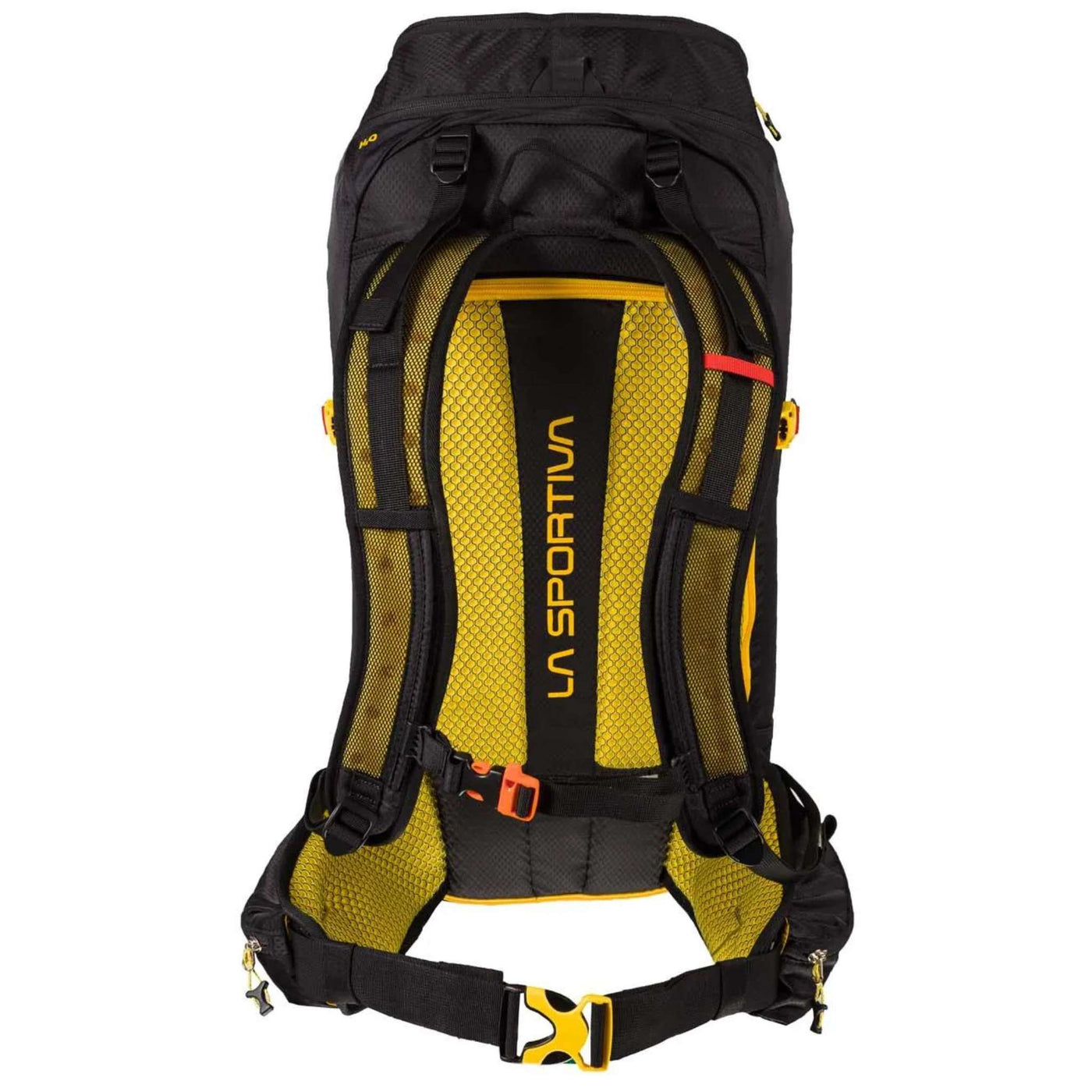 La Sportiva Backpack Sunlite - 40L | Ski Mountaineering Backpack NZ | Further Faster Christchurch NZ #black-yellow