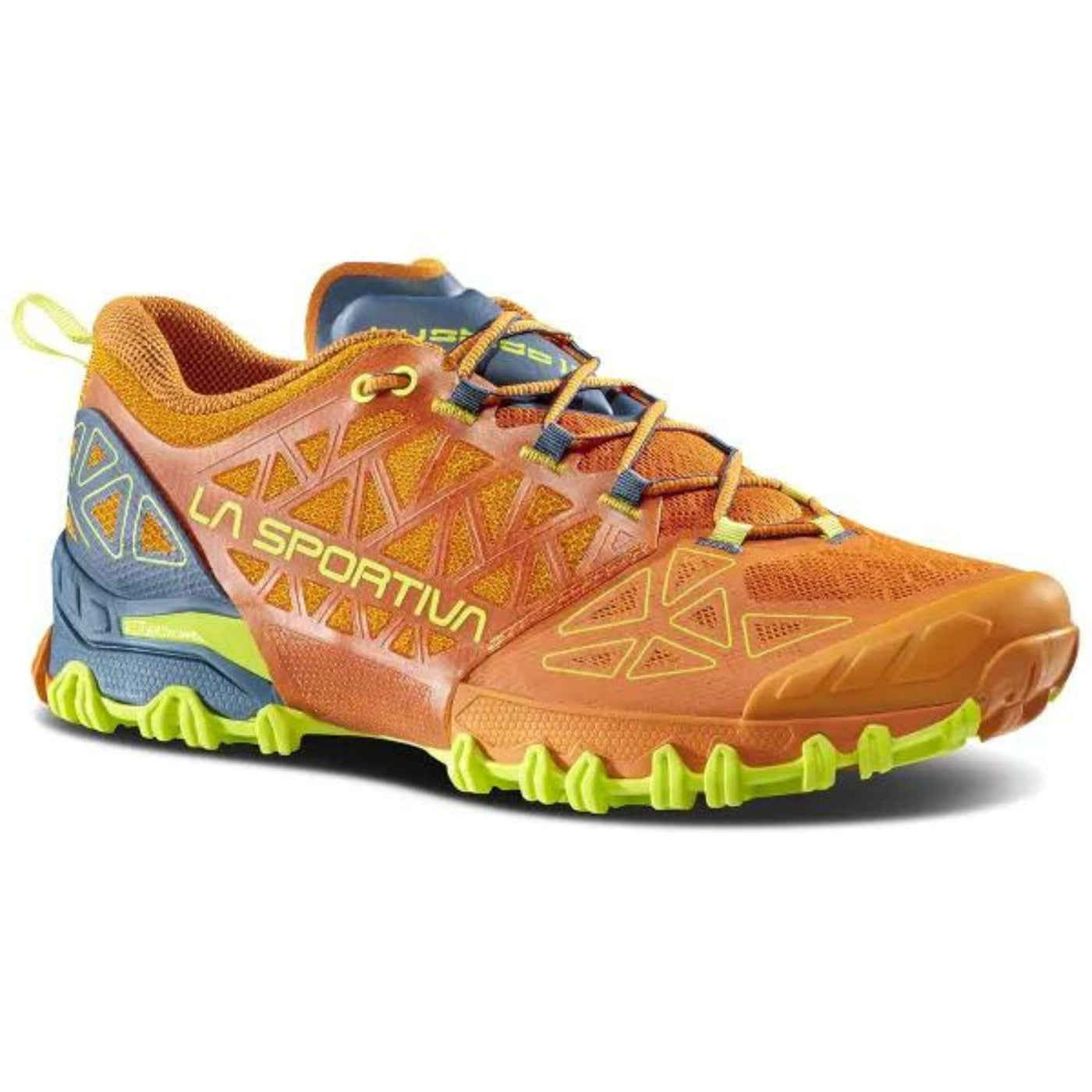 La Sportiva Bushido II Mens | Trail Running Shoes | Further Faster Christchurch NZ #hawaiian-sun-lime-punch