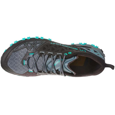 La Sportiva Bushido II Womens | Womens Trail Running Shoes | Further Faster Christchurch NZ #slate-aqua