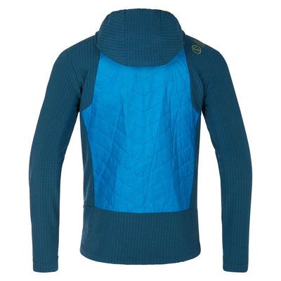 La Sportiva Hoody Kap Hybrid - Mens | Mens Softshell Jacket | Further Faster Christchurch NZ | #electric-blue-storm-blue