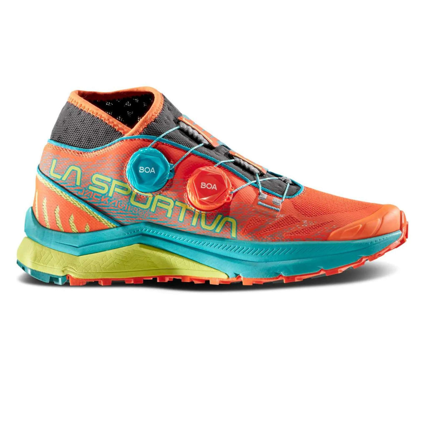 La Sportiva Jackal II Boa - Womens | Mountain Trail Running Shoe | Further Faster Christchurch NZ | #tomato-lagoon