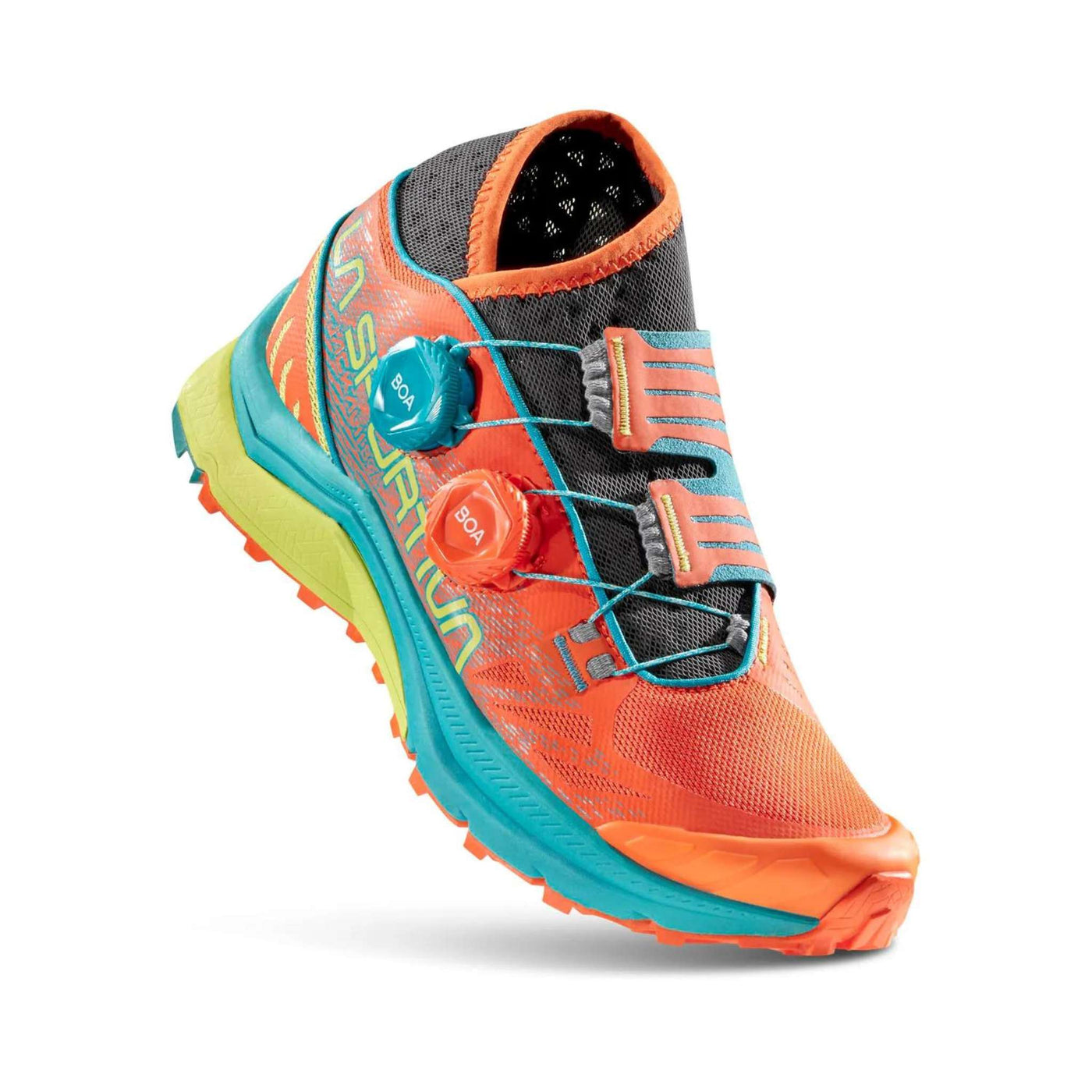 La Sportiva Jackal II Boa - Womens | Mountain Trail Running Shoe | Further Faster Christchurch NZ | #tomato-lagoon