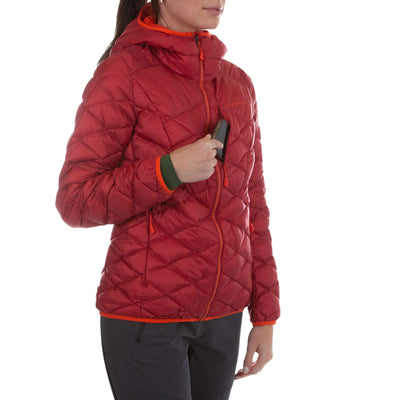 La Sportiva Jacket Pinnacle Down - Womens | Insulated Down Jacket | Further Faster Christchurch NZ | #velvet-tomato