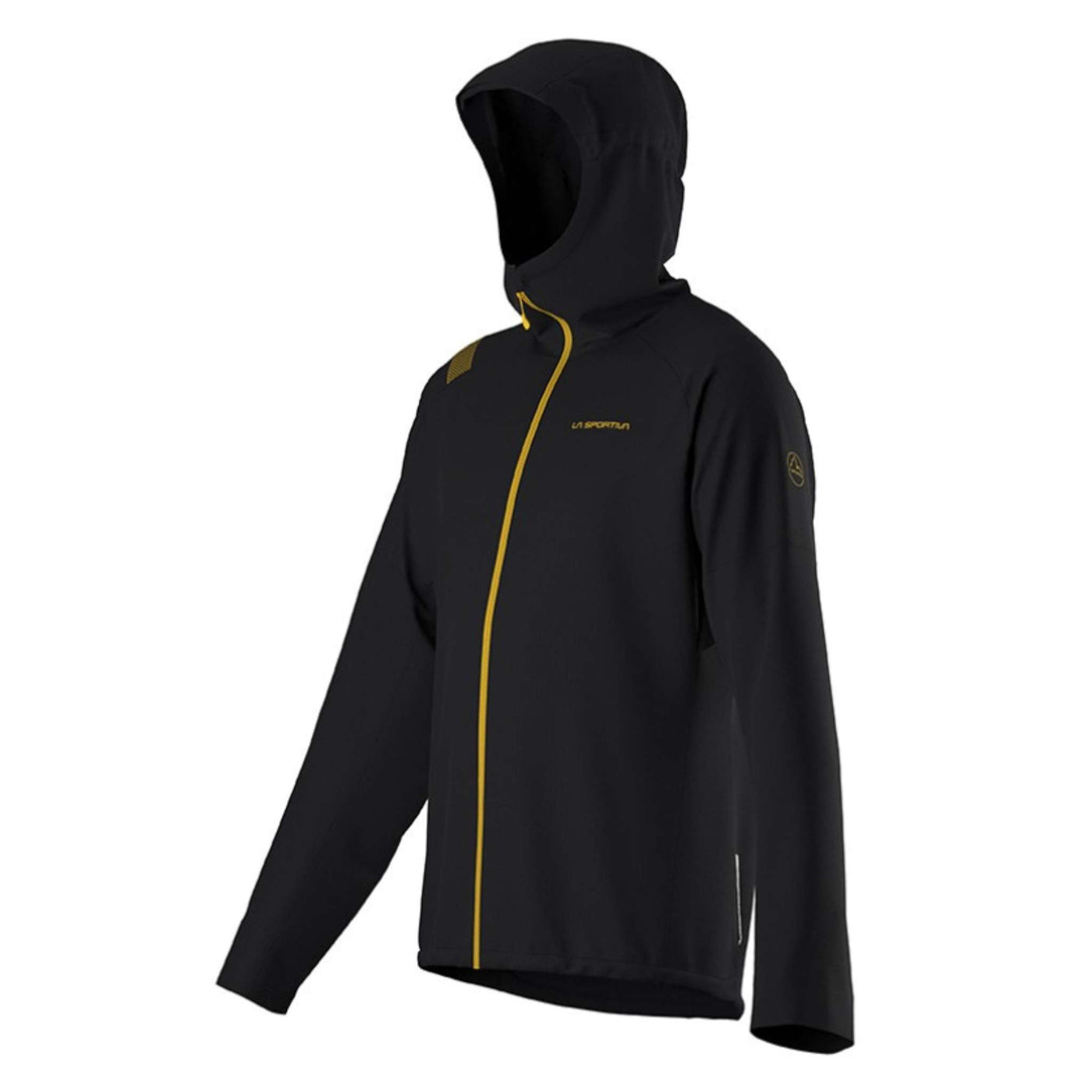 La Sportiva Jacket Pocketshell - Mens | Mens Mountaineering Softshell Jacket NZ | Further Faster Christchurch NZ #black