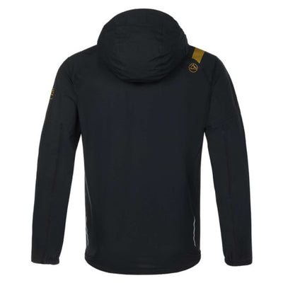 La Sportiva Jacket Pocketshell - Mens | Mens Mountaineering Softshell Jacket NZ | Further Faster Christchurch NZ #black