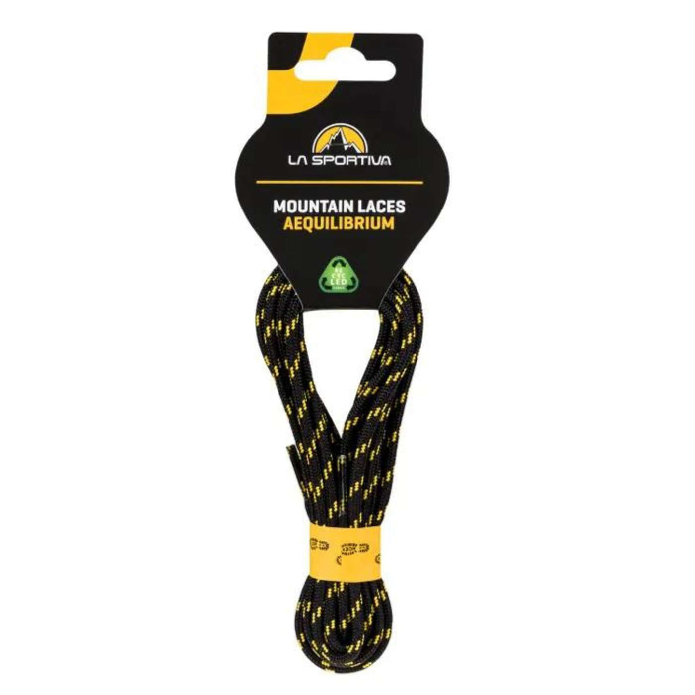 La Sportiva Laces - Aequilibrium | Replacement Boot Laces | Further Faster Christchurch NZ | #black-yellow