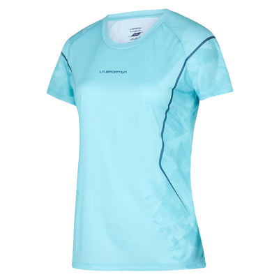 La Sportiva Pacer T-Shirt - Womens | Womens Active Clothing | Further Faster Christchurch NZ | #iceberg-lagoon