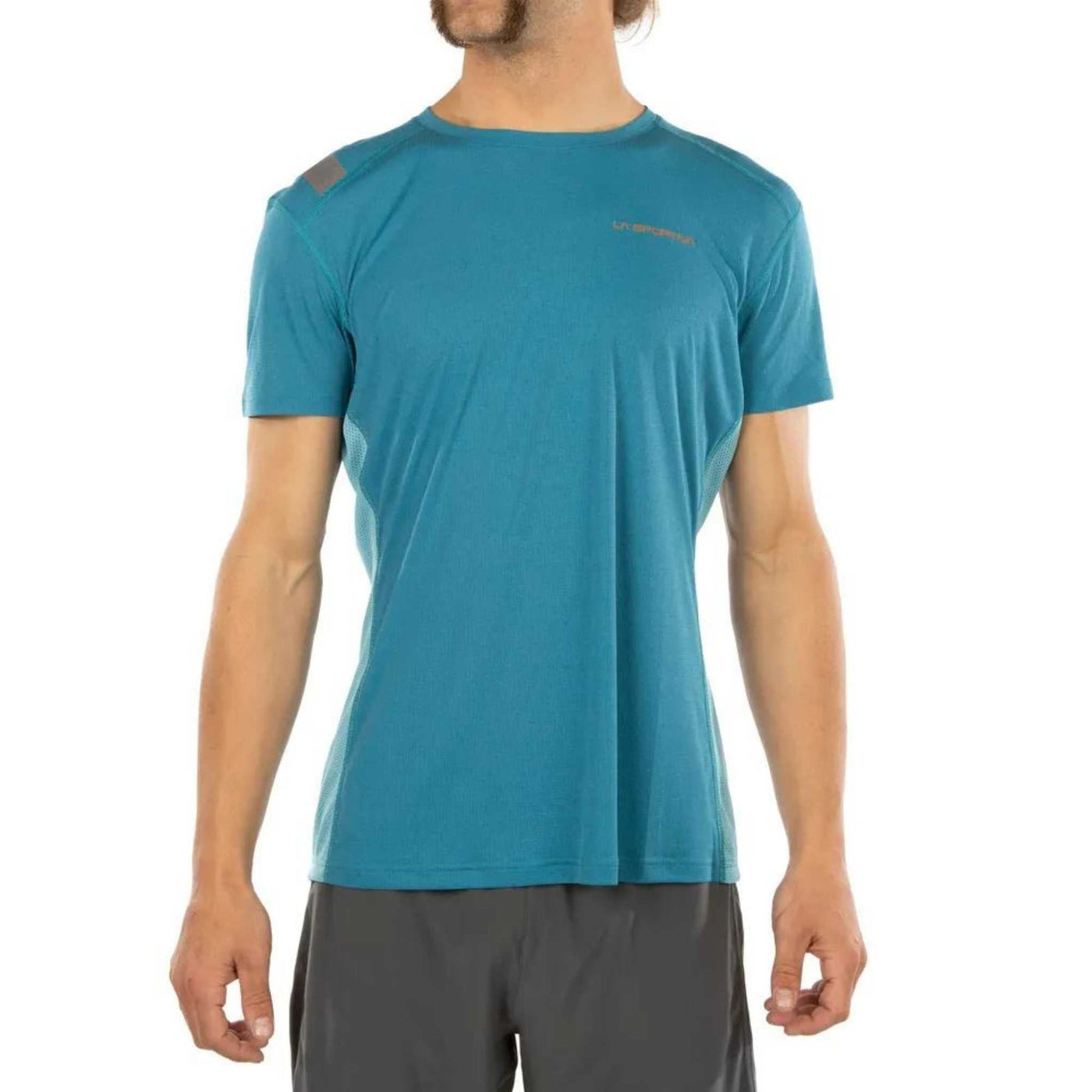 La Sportiva Synth T-Shirt - Mens | Mountain & Trail Running Clothing | Further Faster Christchurch NZ #blue-topaz