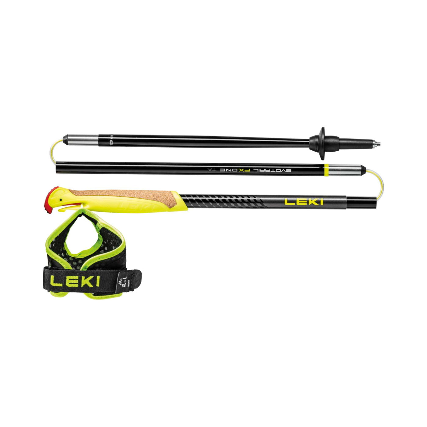 Leki Evotrail FX One TA | Trail Running Pole NZ | Further Faster Christchurch NZ #black