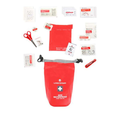 Lifesystems Mini Waterproof First Aid Kit | Hiking and Camping Gear | Further Faster Christchurch NZ