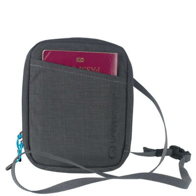 Lifeventure RFiD Travel Neck Pouch - Recycled | Travel Wallets | Further Faster Christchurch NZ