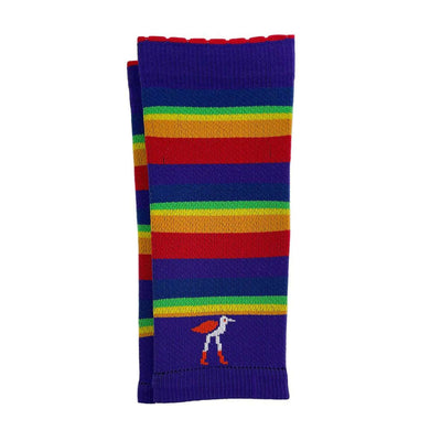 Leg Sleeve NZ | Lily Trotters Compression Sleeve | Further Faster Christchurch NZ | #candy-stripes-pride