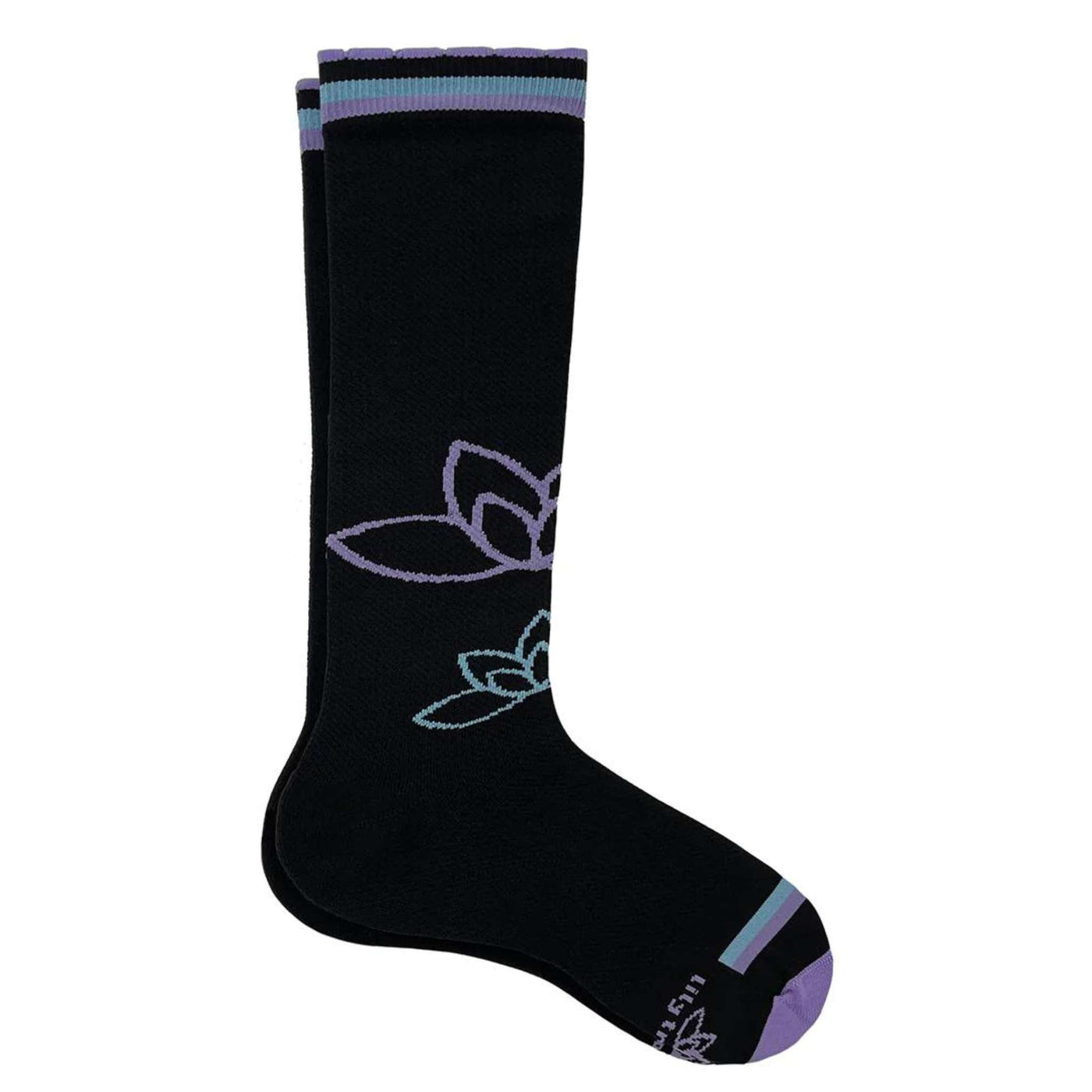 Lily Trotters Compression Socks - comfortable & durable NZ | Further Faster Christchurch NZ #om-black
