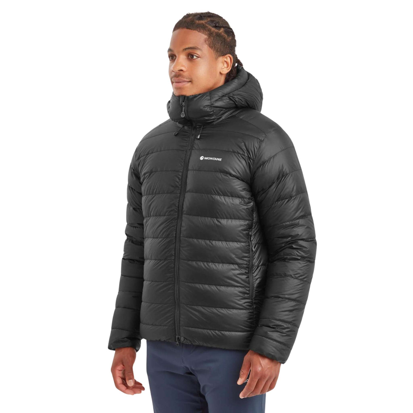 Montane Alpine 850 Hoodie - Mens | Men's Down Hooded Jacket | Further Faster Christchurch NZ | #black