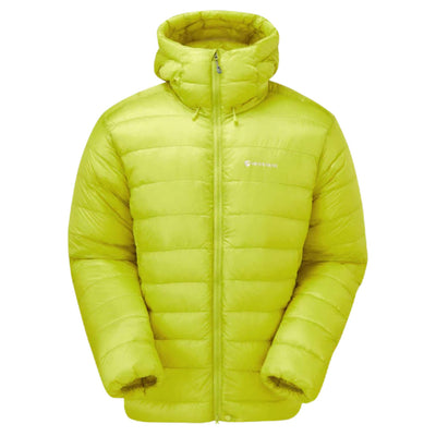 Montane Alpine 850 Hoodie - Mens | Men's Down Hooded Jacket | Further Faster Christchurch NZ | #citrus-spring