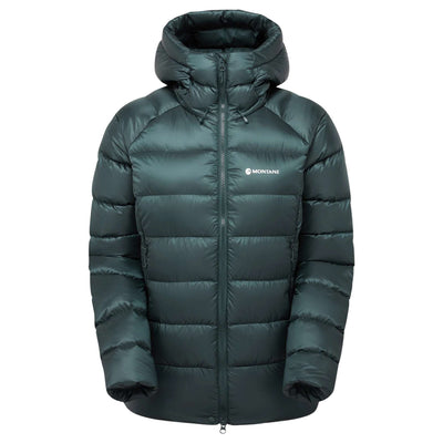 Montane Anti-Freeze XT Hoodie - Womens | Womens Down Insulated Hoodie NZ #deep-forest