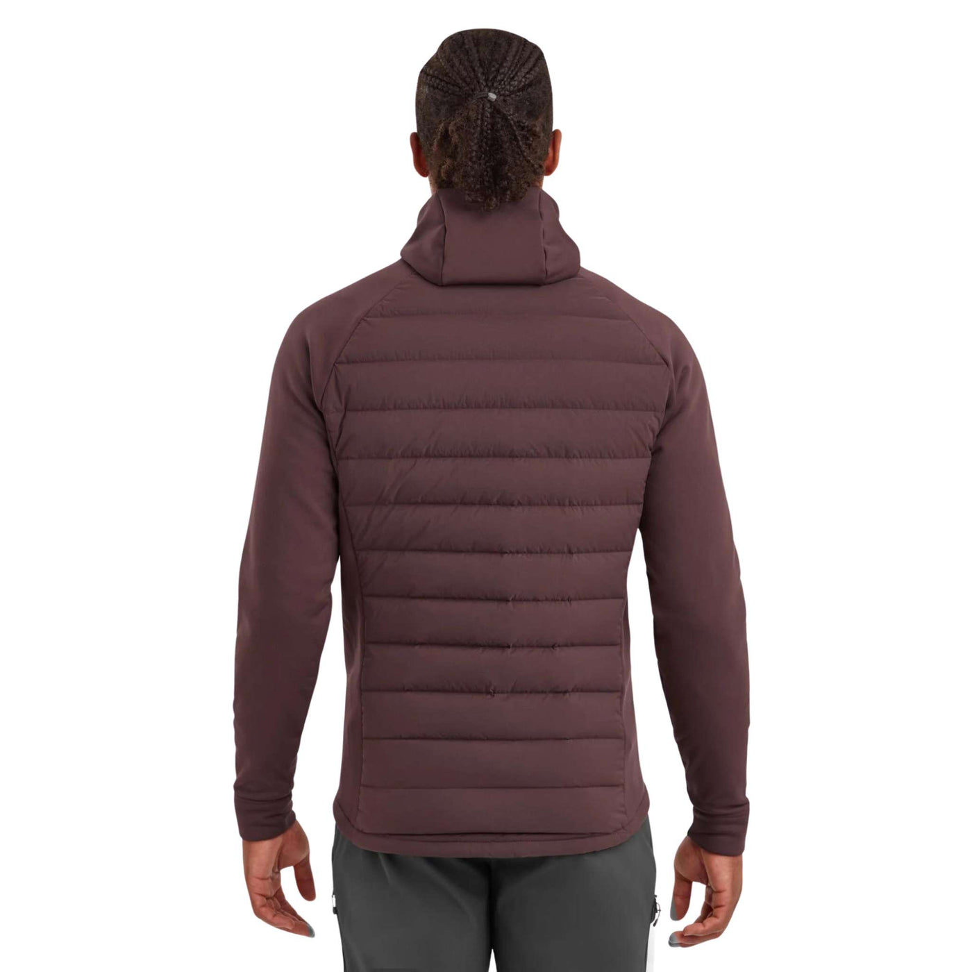 Montane Composite Hoodie - Mens | Men's Down Hooded Jacket | Further Faster Christchurch NZ | #dark-garnet