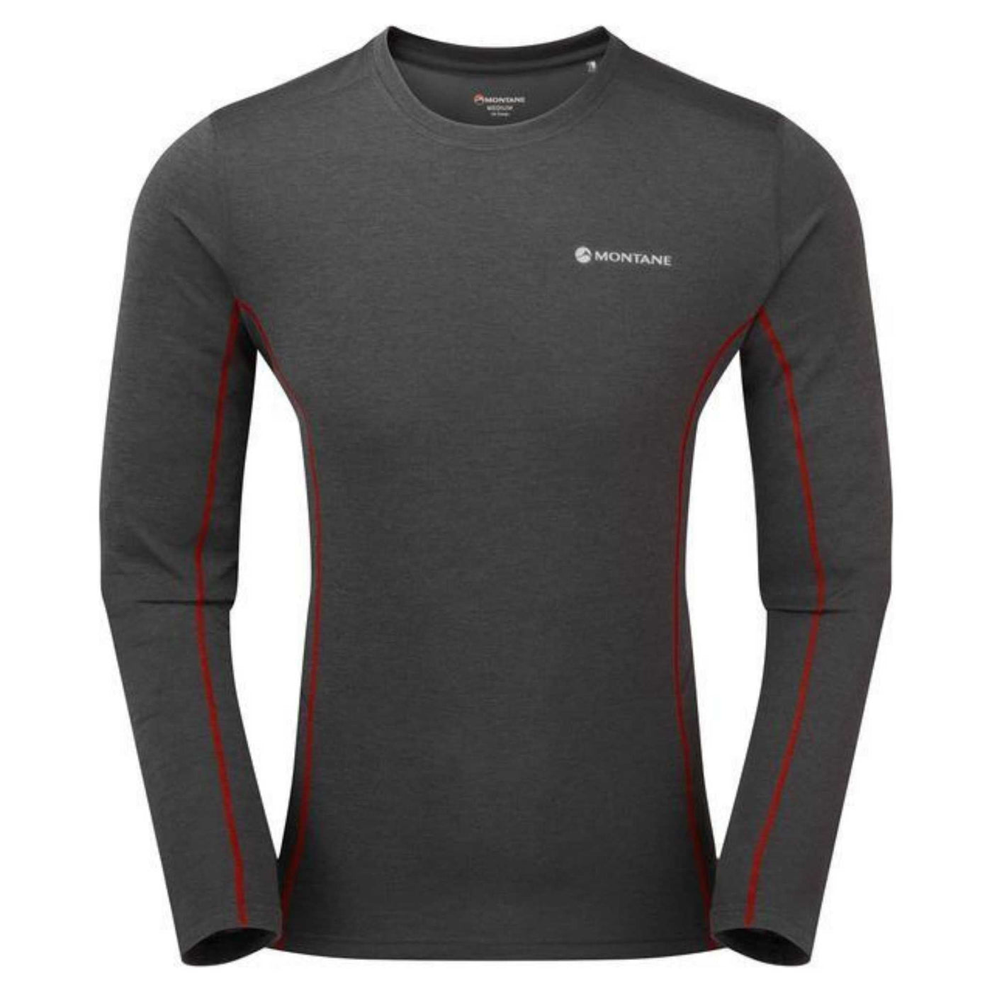 Montane Dart Long Sleeve T-Shirt Mens | Hiking Base Layer | Further Faster Christchurch NZ #slate