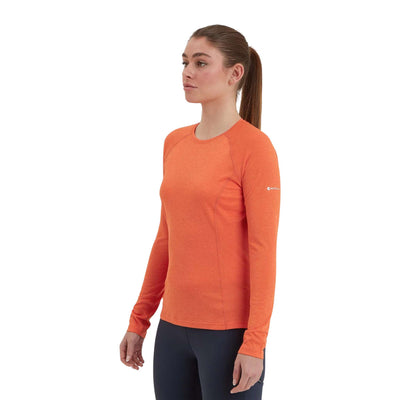 Montane Dart Long Sleeve T-Shirt - Womens | Technical Hiking Baselayer | Further Faster Christchurch NZ #tigerlily