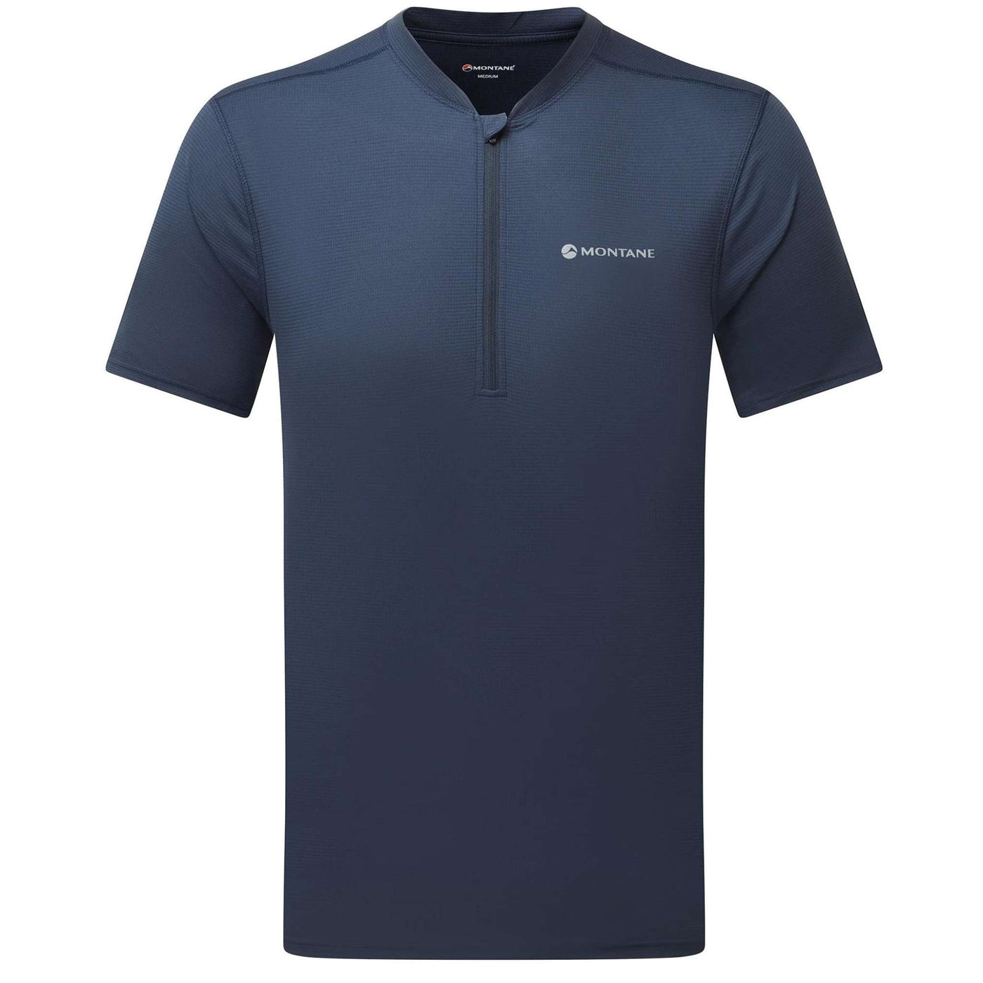 Montane Dart Nano Zip T-Shirt - Mens | Base Layers | Further Faster Christchurch NZ #eclipse-blue