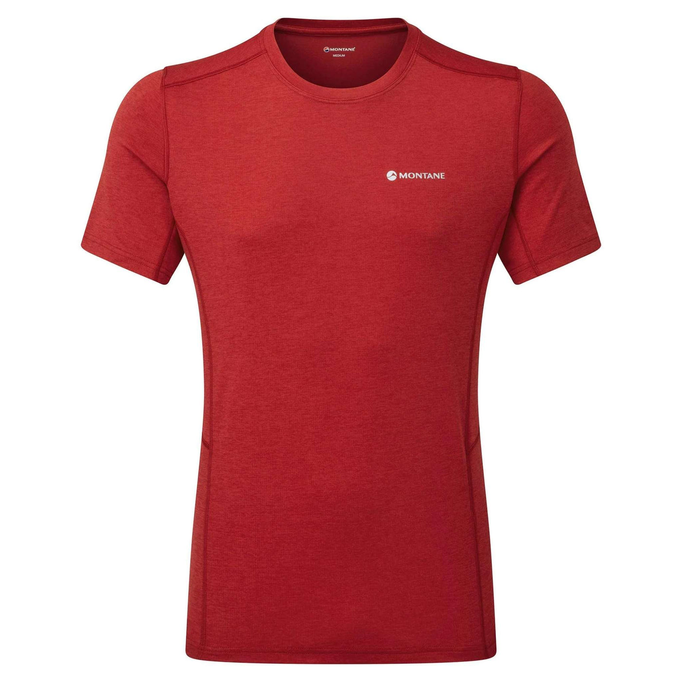 Montane Dart T-Shirt Mens | Trail Running and Hiking Base Layer | Further Faster Christchurch NZ #acer-red