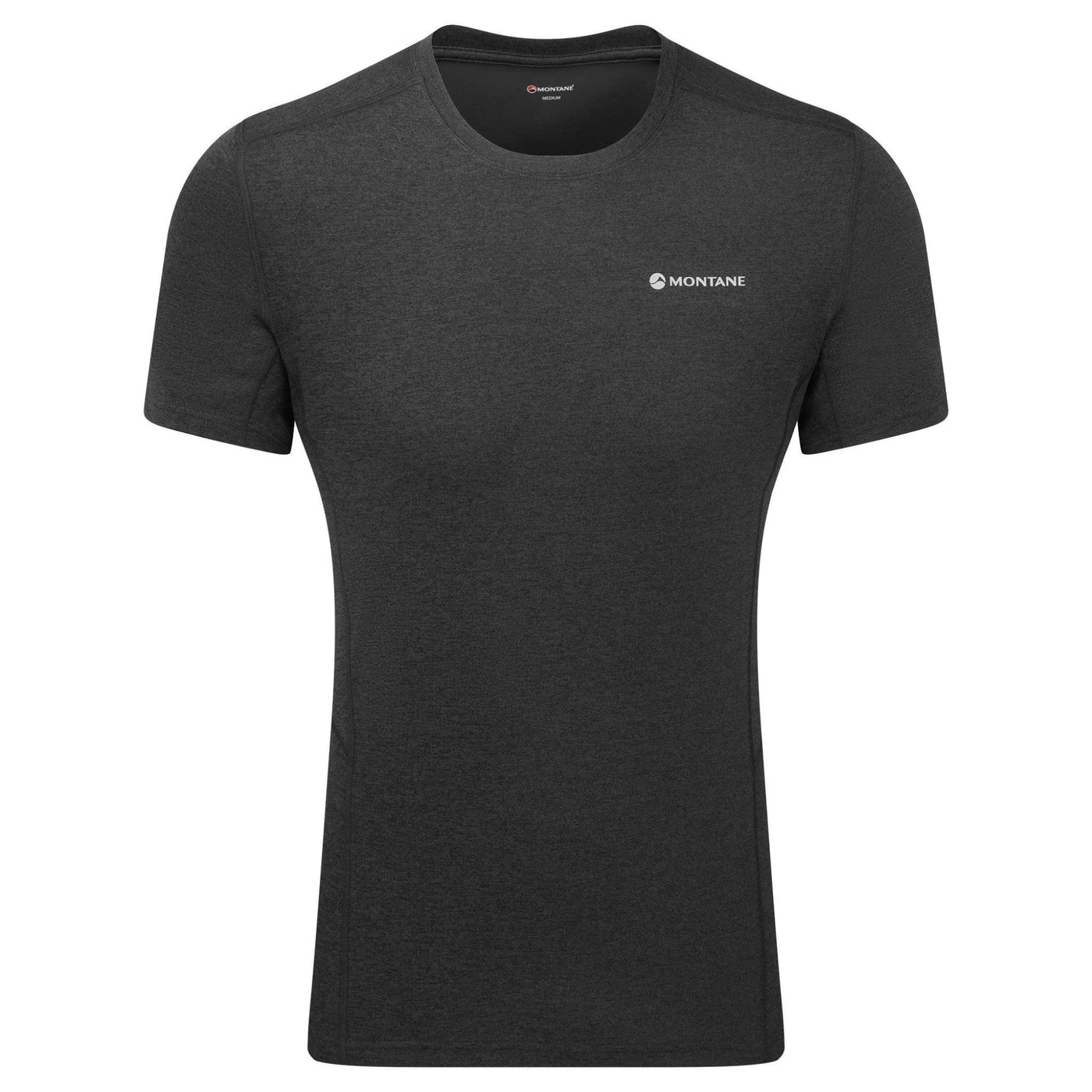 Montane Dart T-Shirt Mens | Trail Running and Hiking Base Layer | Further Faster Christchurch NZ #midnight-grey