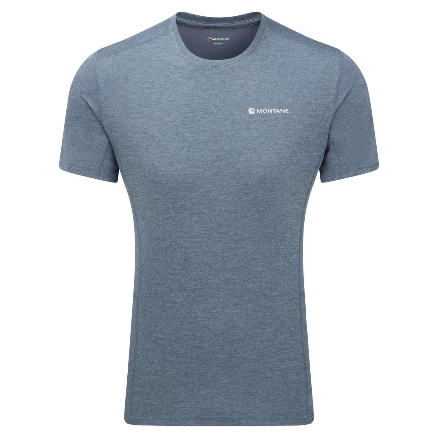 Montane Dart T-Shirt Mens | Trail Running and Hiking Base Layer | Further Faster Christchurch NZ #stone-blue