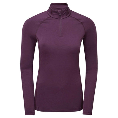 Montane Dart XT Thermal Zip Neck Long Sleeve T-Shirt - Womens | Baselayer Womens | Further Faster Christchurch NZ #saskatoon-berry