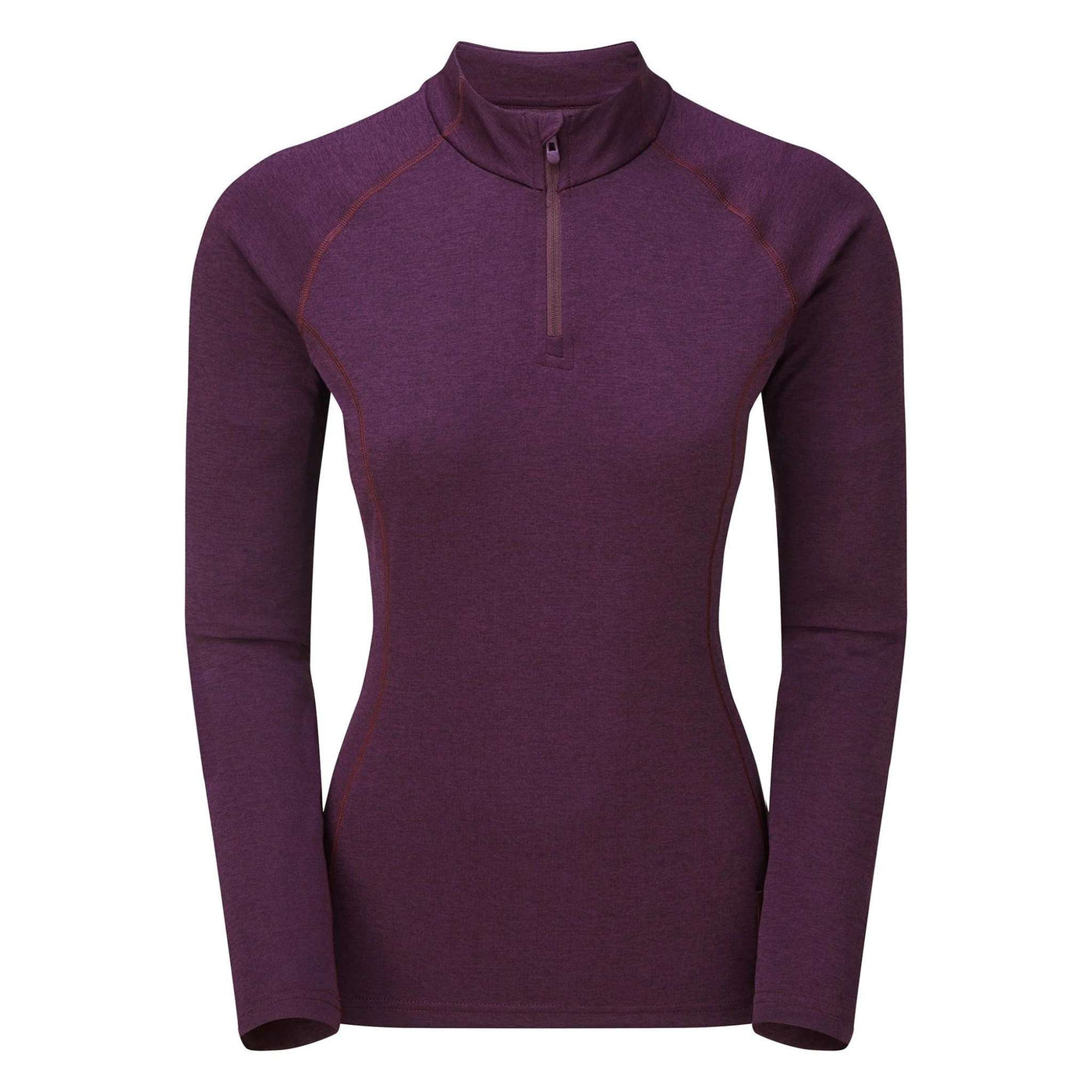 Montane Dart Zip Neck Long Sleeve - Womens | Womens Base Layer NZ | Further Faster Christchurch NZ #saskatoon-berry