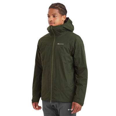 Montane Duality Lite Jacket - Mens | Men's Waterproofed Insulated Jacket | Further Faster Christchurch NZ | #oak-green