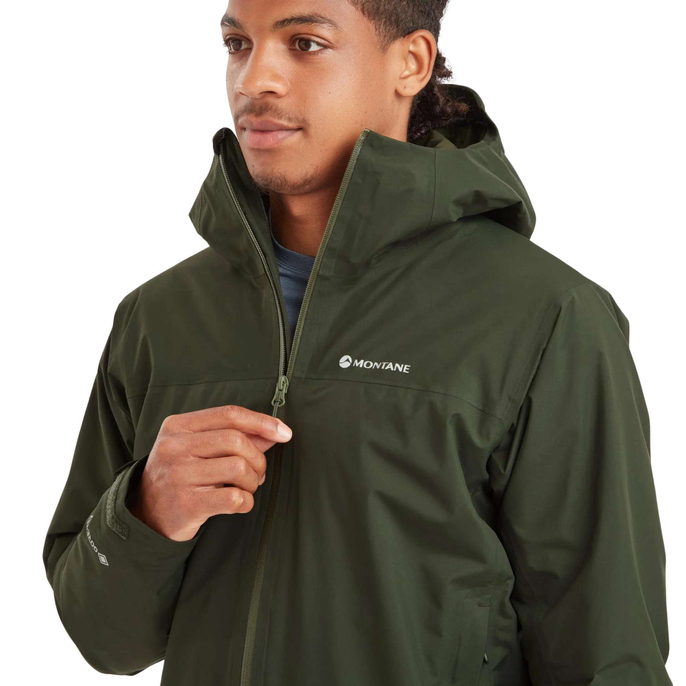 Montane Duality Lite Jacket - Mens | Men's Waterproofed Insulated Jacket | Further Faster Christchurch NZ | #oak-green