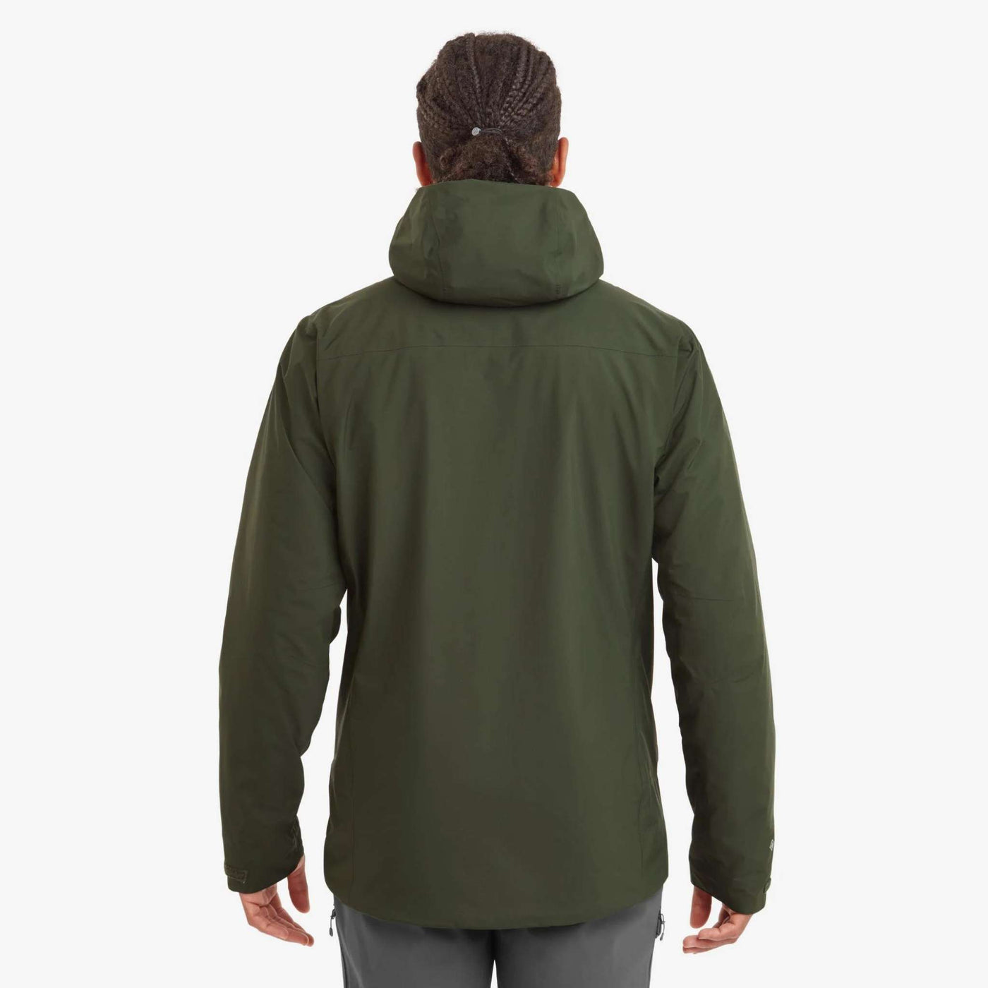 Montane Duality Lite Jacket - Mens | Men's Waterproofed Insulated Jacket | Further Faster Christchurch NZ | #oak-green